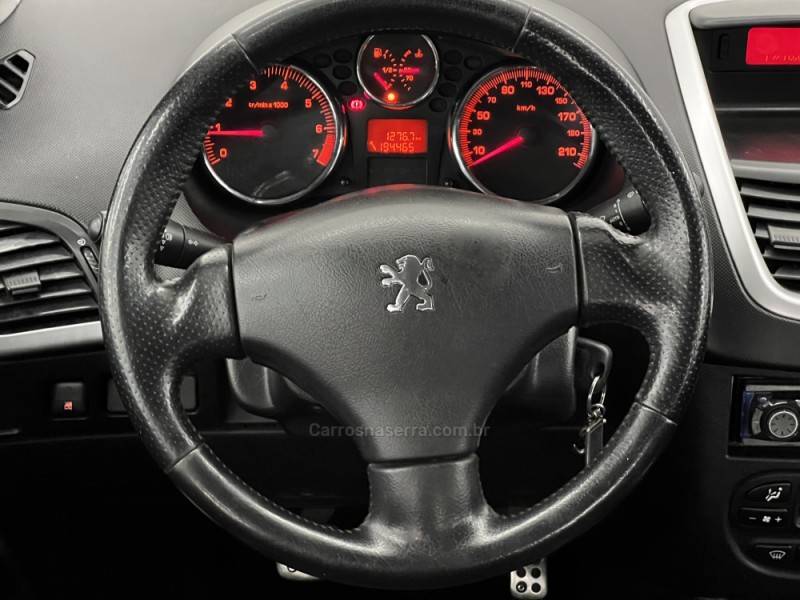 PEUGEOT - 207 - 2009/2010 - Preta - R$ 24.900,00